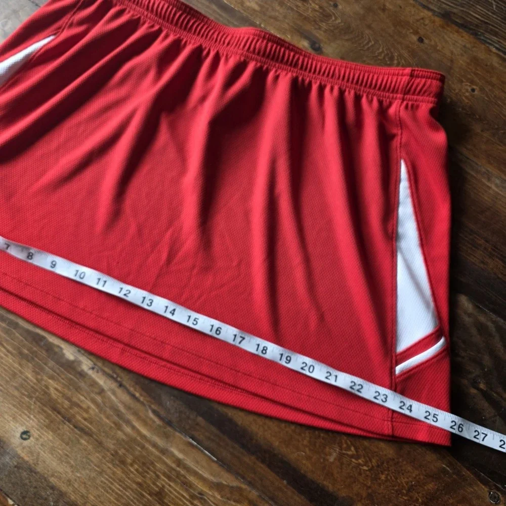 WOMENS‎ Under Armour  HOCKEY LACROSSE SKIRT Red/white XL